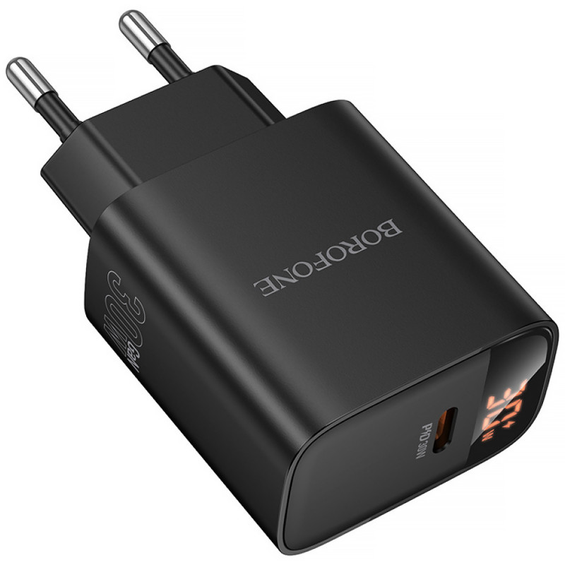 Фото СЗУ Borofone BA97A PD30W (1USB-C) (Black) в магазине vchehle.ua