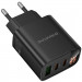 СЗУ Borofone BA98A Ilustre with digital display PD30W (1USB-A/2C) (Black) в магазине vchehle.ua