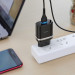 Купить СЗУ Hoco C12Q Smart QC3.0 18W (1USB-A) + кабель USB to MicroUSB (Черный) на vchehle.ua