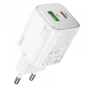 СЗУ Hoco N41 Almighty PD20W+QC3.0 (1USB-A/1C)