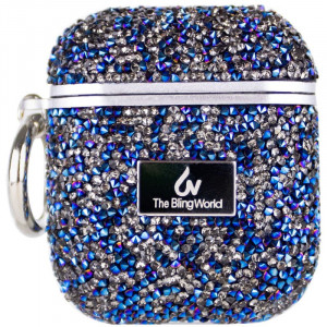 TPU чохол Bling World Rock Diamond на наушников AirPods 1/2
