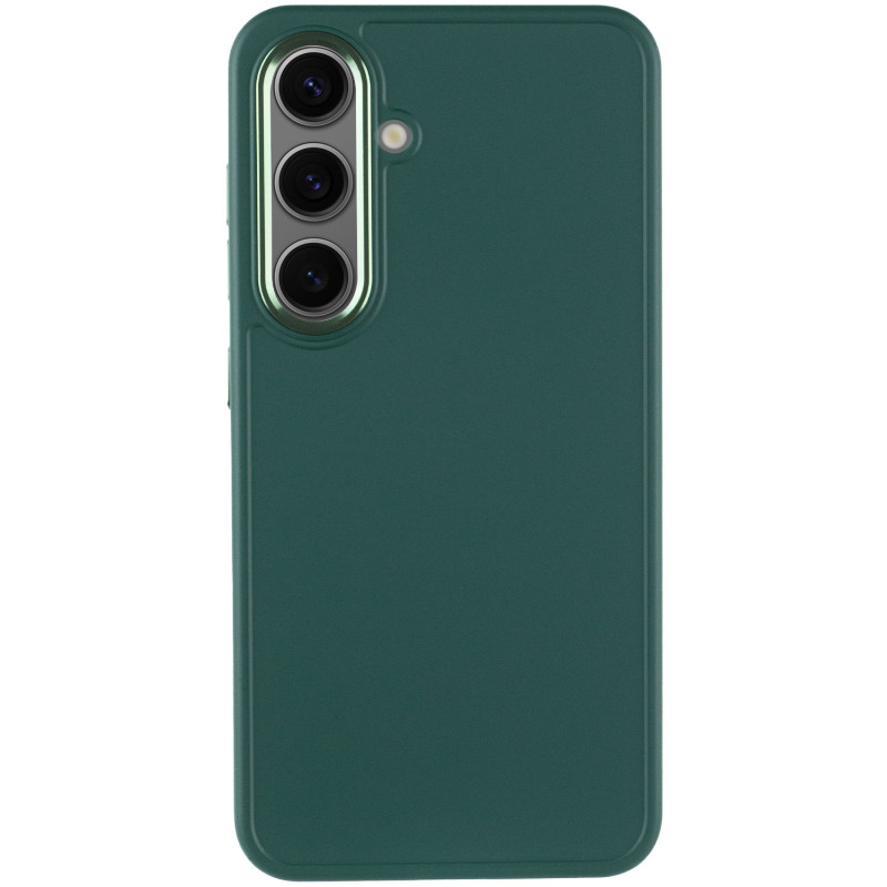 Фото TPU чохол Bonbon Metal Style на Samsung Galaxy S23+ (Зелений / Pine green) на vchehle.ua