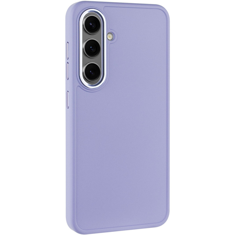 TPU чехол Bonbon Metal Style для Samsung Galaxy S24+ / S25+ (Сиреневый / Dasheen)