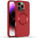 TPU чохол Bonbon Metal Style with Magnetic Fit  на Apple iPhone 16 Pro Max (6.9") (Червоний / Red)