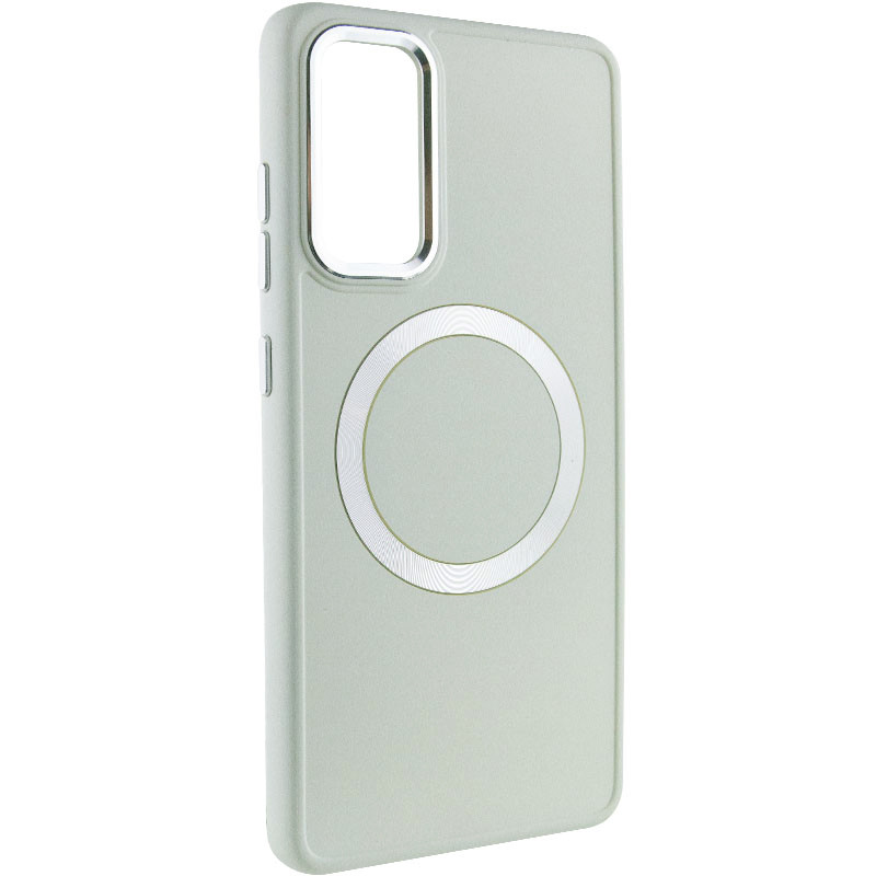 TPU чехол Bonbon Metal Style with Magnetic Fit для Samsung Galaxy S23 FE (Белый / White)