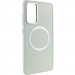 TPU чехол Bonbon Metal Style with Magnetic Fit для Samsung Galaxy S23 FE (Белый / White)