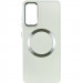 Фото TPU чехол Bonbon Metal Style with Magnetic Fit для Samsung Galaxy S23 FE (Белый / White) на vchehle.ua