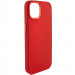 TPU чехол Bonbon Metal Style для Apple iPhone 13 (6.1") (Красный / Red)