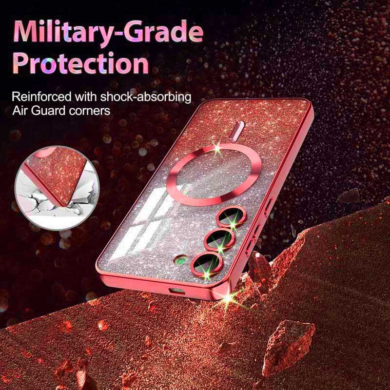 Фото TPU чохол Delight case with Magnetic Safe з захисними лінзами на камеру на Samsung Galaxy S20 FE (Червоний / Red) в маназині vchehle.ua