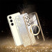 Фото TPU чехол Delight case with Magnetic Safe с защитными линзами на камеру для Samsung Galaxy S24+ (Золотой / Gold) на vchehle.ua