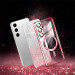 Фото TPU чехол Delight case with Magnetic Safe с защитными линзами на камеру для Samsung Galaxy S24+ (Розовый / Rose Gold) на vchehle.ua