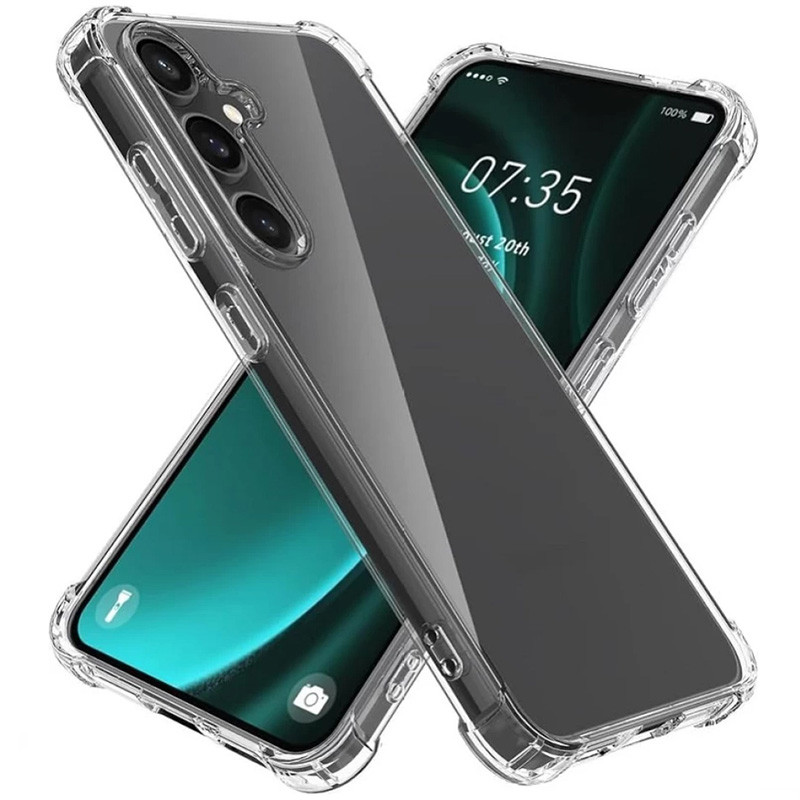 Фото TPU чохол Epic Ease з посиленими кутами на Samsung Galaxy S24 FE (Безбарвний (прозорий)) на vchehle.ua