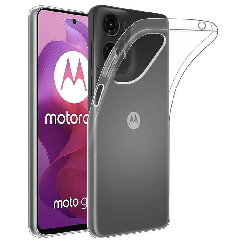 Фото TPU чохол Epic Transparent 1,0mm на Motorola Moto G24/G04/E14 (Безбарвний (прозорий)) на vchehle.ua