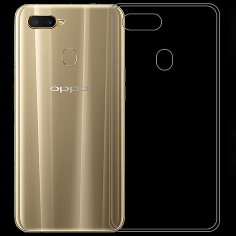 Фото TPU чехол Epic Transparent 1,0mm для Oppo A5s / Oppo A12 (Бесцветный (прозрачный)) на vchehle.ua