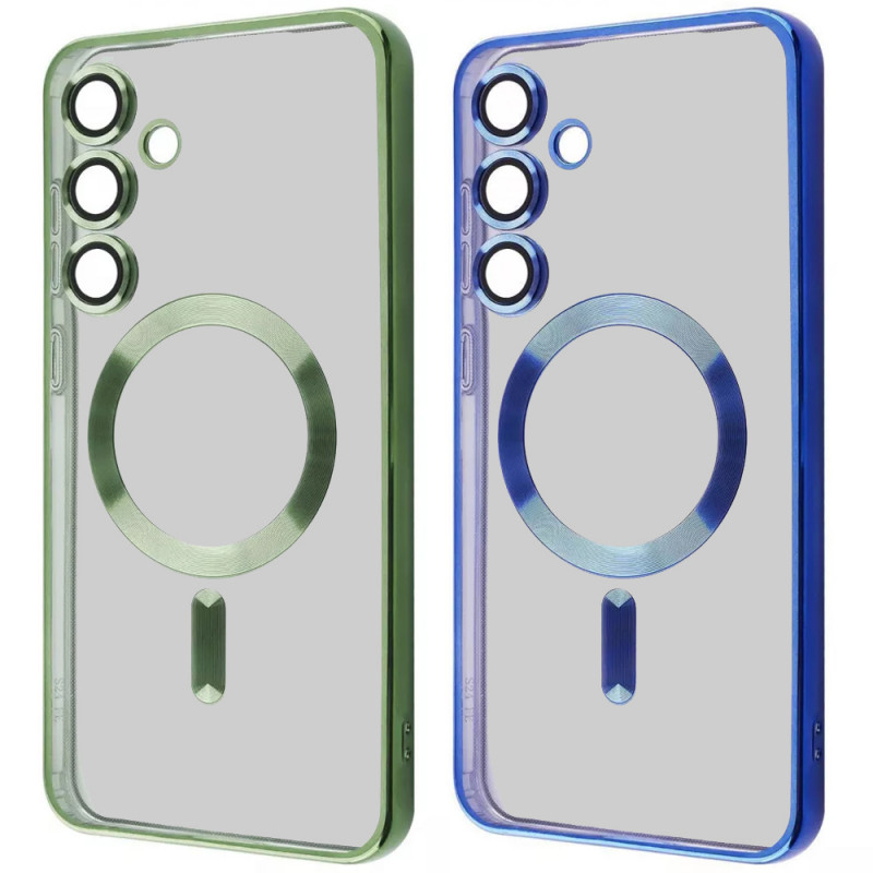 TPU чехол Fibra Chrome with Magnetic safe для Samsung Galaxy S25 FE