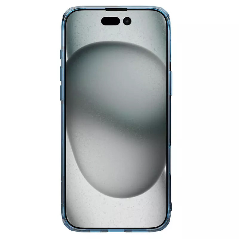 TPU чохол Nillkin Nature Pro Magnetic на Apple iPhone 16 (6.1") (Синій (прозорий)) в магазині vchehle.ua