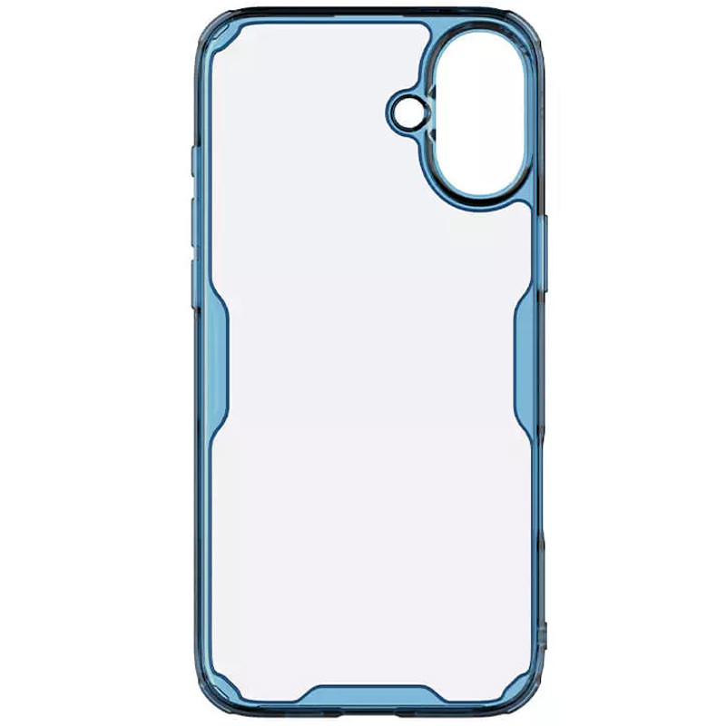 Замовити TPU чохол Nillkin Nature Pro Series на Apple iPhone 16 (6.1") (Синій (прозорий)) на vchehle.ua