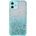 TPU чохол Spangle star із захистом камери на Apple iPhone 11 (6.1") (Бірюзовий)