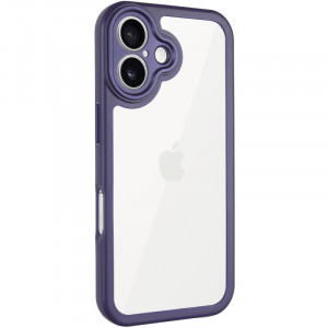 TPU чехол Transparent + Colour 1,5mm для Apple iPhone 16 (6.1")