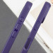 TPU чехол Transparent + Colour 1,5mm для Apple iPhone 16 (6.1") (Purple) в магазине vchehle.ua