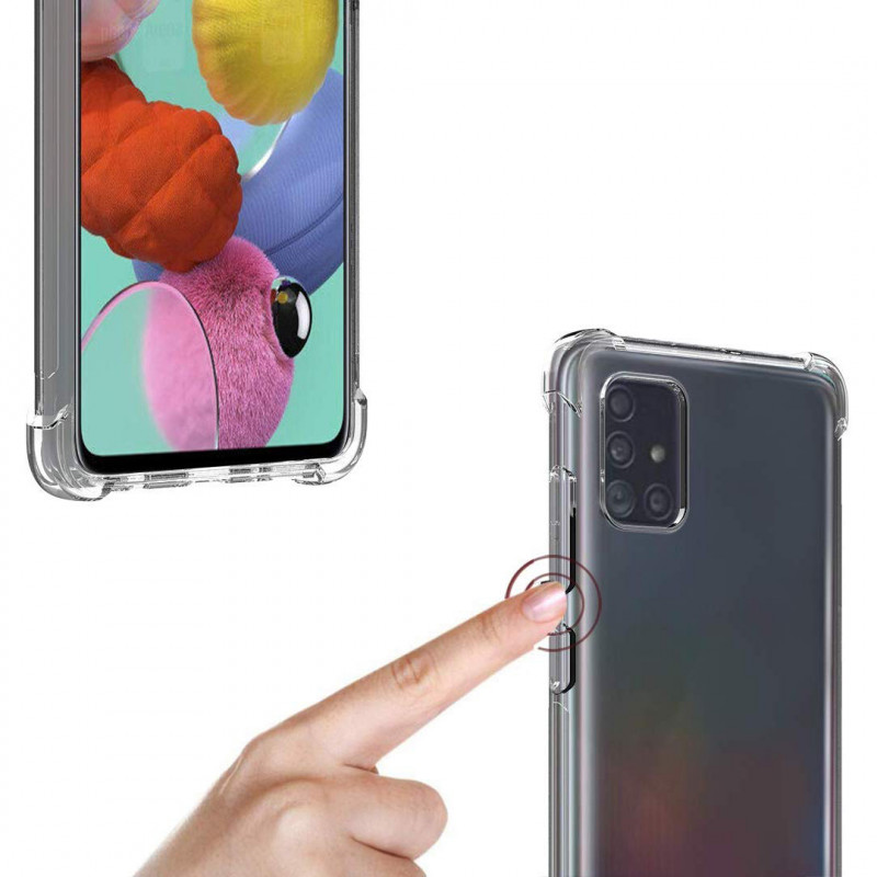 Фото TPU чехол Epic Ease с усиленными углами для Samsung Galaxy A51 (Бесцветный (прозрачный)) в магазине vchehle.ua