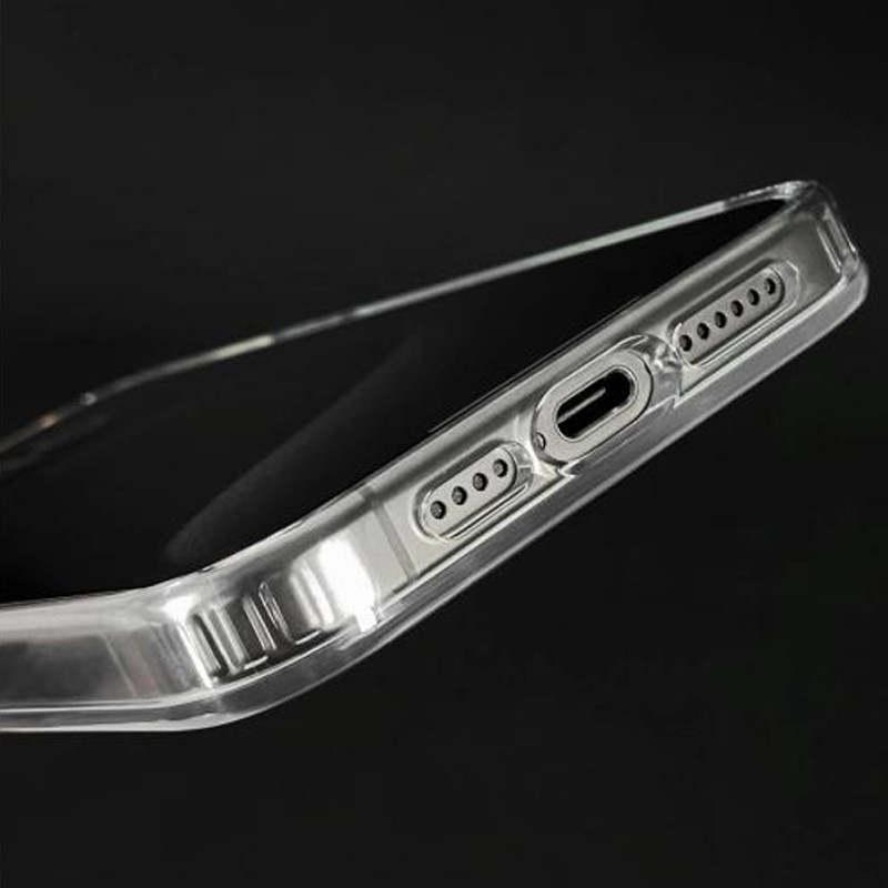 Фото TPU+Acrylic чехол Fibra Crystal для Apple iPhone 15 (6.1") (Clear) в магазине vchehle.ua