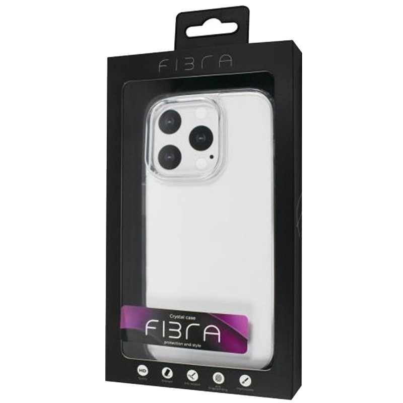 TPU+Acrylic чехол Fibra Crystal для Apple iPhone 15 (6.1") (Clear) в магазине vchehle.ua
