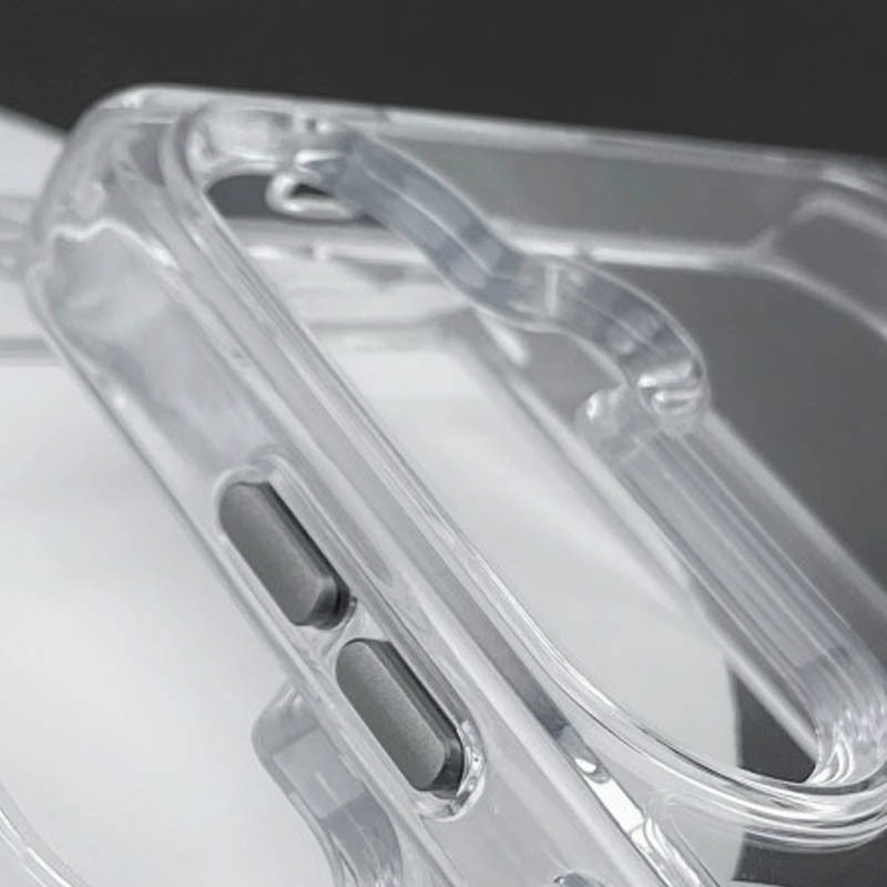 Фото TPU+Acrylic чехол Fibra Crystal with Magnetic safe для Samsung Galaxy S23+ (Clear) в магазине vchehle.ua