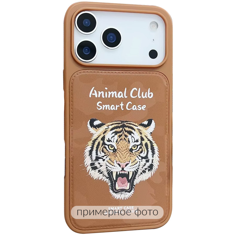 TPU+PC чохол Animal Club на Apple iPhone 17 (6.3") (Chocolate Brown)