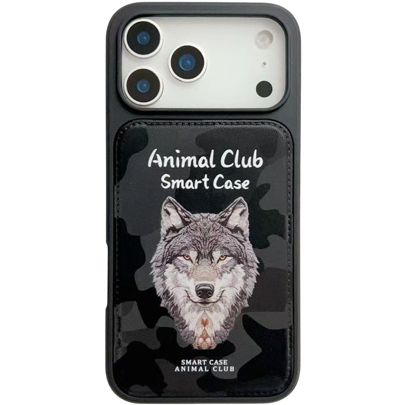 Фото TPU+PC чехол Animal Club для Apple iPhone 17 Pro Max (6.9") (Black) на vchehle.ua