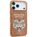 TPU+PC чехол Animal Club для Apple iPhone 17 Pro Max (6.9") (Chocolate Brown)
