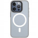 TPU+PC чехол Blueo Skin Friendly Frosted with Magnetic Safe для Apple iPhone 15 Pro (6.1") (Серый / Grey)