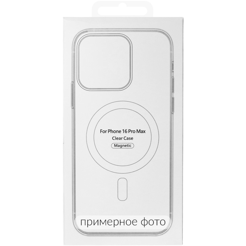 Фото TPU+PC чехол Clear Garden with Magnetic Safe для Apple iPhone 16e / 17e (6.1") (Blue Blossom) на vchehle.ua