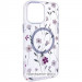 TPU+PC чехол Clear Garden with Magnetic Safe для Apple iPhone 16e / 17e (6.1") (Cherry Petal)