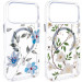 TPU+PC чехол Clear Garden with Magnetic Safe для Apple iPhone 17 Pro (6.3")