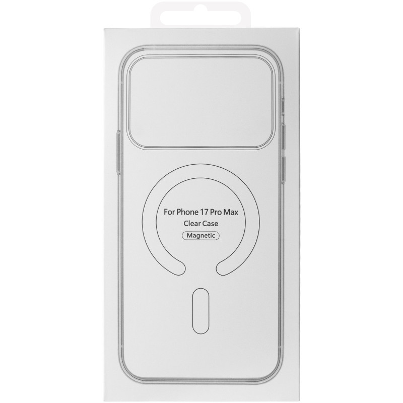 Фото TPU+PC чехол Clear Garden with Magnetic Safe для Apple iPhone 17 Pro Max (6.9") (Blue Blossom) на vchehle.ua