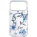 Фото TPU+PC чехол Clear Garden with Magnetic Safe для Apple iPhone 17 Pro Max (6.9") (Blue Blossom) в магазине vchehle.ua