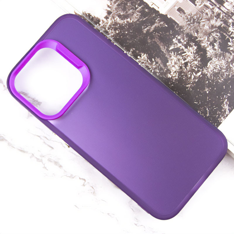 Фото TPU+PC чехол Magic glow with protective edge для Apple iPhone 13 Pro (6.1") (Purple) на vchehle.ua