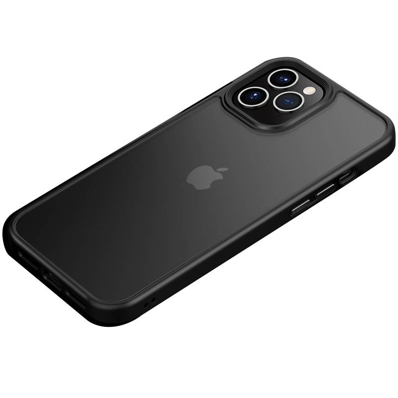 TPU+PC чехол Metal Buttons для Apple iPhone 11 Pro (5.8") (Черный / Black)