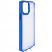 Фото TPU+PC чехол Metal Buttons для Apple iPhone 13 (6.1") (Голубой / Light Blue) на vchehle.ua