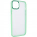 TPU+PC чохол Metal Buttons на Apple iPhone 14 (6.1") (Салатовий / Light Green)