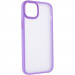 TPU+PC чохол Metal Buttons на Apple iPhone 15 (6.1") (Бузковий / Light Purple)