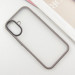 Фото TPU+PC чехол Metal Buttons для Apple iPhone 16 (6.1") (Серый / Grey) в магазине vchehle.ua