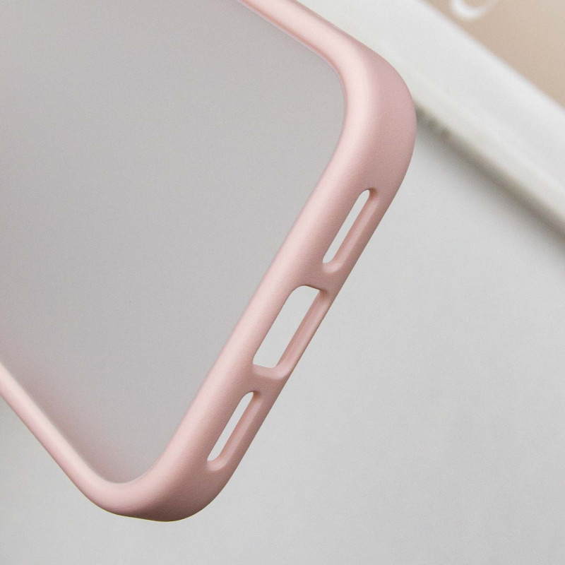 Купити TPU+PC чохол Metal Buttons на Apple iPhone 16 Pro Max (6.9") (Рожевий / Pink) на vchehle.ua