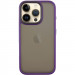 TPU+PC чохол Metal Buttons на Apple iPhone 16 Pro Max (6.9") (Темно-фіолетовий / Dark Purple)