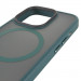 TPU+PC чехол Metal Buttons with Magnetic Safe для Apple iPhone 14 Pro Max (6.7") (Зеленый / Dark Green) в магазине vchehle.ua