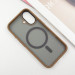 Фото TPU+PC чехол Metal Buttons with Magnetic Safe для Apple iPhone 16 (6.1") (Золотой / Gold) в магазине vchehle.ua