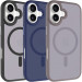 TPU+PC чехол Metal Buttons with Magnetic Safe для Apple iPhone 17 (6.3")