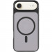 Фото TPU+PC чехол Metal Buttons with Magnetic Safe для Apple iPhone 17 Air (6.5") (Черный / Black) на vchehle.ua