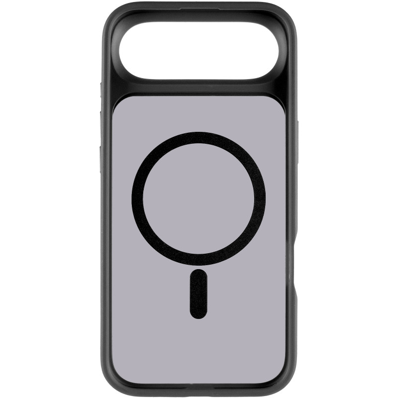 Фото TPU+PC чехол Metal Buttons with Magnetic Safe для Apple iPhone 17 Air (6.5") (Черный / Black) в магазине vchehle.ua
